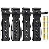4 x WELLGRO Wand Fahrradhalter - Stahl Fahrrad Wandhalterung...
