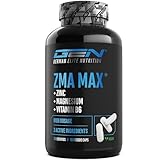 ZMA MAX - 180 Kapseln - Hochdosierter Zink-, Magnesium- & Vitamin-B6-Komplex - Mit 3 Magnesiumverbindungen - Vegan & ohne unnötige Zusätze - Premiumqualität