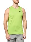 Under Armour Herren Tech Tank Top, (326) Green Vibe/Black, XL