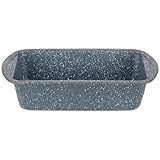 Russell Hobbs Nightfall Stone Rechteckig Brotbackform - Karbonstahl Kuchenform, BPA/PFOA-Frei, kastenform brotbackform, Flachboden, ideal für Brot, Bananenbrot und Kuchen, 28 x 15cm, Antihaft
