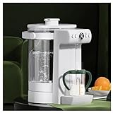 BebeXi glühweinkocher teemaschineKleiner Tisch-Thermostat-Wasserspender für den Heimgebrauch, separater Wassertank, 3,5 l Fassungsvermögen, weiß