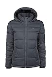 Tommy Hilfiger Herren Hooded Puffer Jacket Daunenoberbekleidung, Marineblau (Heather Navy), L