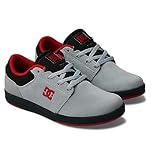 DC Shoes Jungen Crisis 2 Sneaker, Grey Red, 28 EU