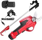 STREND PRO Akku Elektrische Astschere Teleskop | für einfach Garten und Baum Beschneiden | max. 22mm, 170cm Lang teleskopstiel Getriebe gartenschere | 1 x 7.2V Akku enthalten | Akkuschere, Baumschere