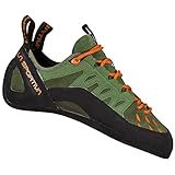 LA SPORTIVA M Tarantulace Grün - Bequemer vielseitiger Herren Leder-Kletterschuh, Größe EU 42 - Farbe Olive - Tiger