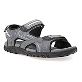 Geox Herren U Sandal Strada D Riemchensandalen, Grau Stone Lt Grey, 42 EU