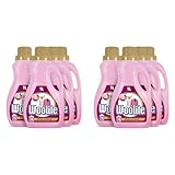 Woolite Wolle & Feines – Pflegendes Feinwaschmittel für Maschinen- & Handwäsche – Für 64 Waschladungen – 8er Pack (4 x 1l)