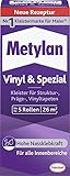 Metylan Vinyl und Spezial, Tapetenkleister für Struktur-, Präge-, und Vinyltapeten, optimale Anstrichstabilität und einfaches Ausrichten, Kleister mit hoher Ergiebigkeit, transparent, 1x180g