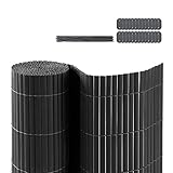 CCLIFE PVC Sichtschutzmatte Sichtschutz Sichtschutzzaun Windschutz UV-beständig für Balkon Garten Terrasse