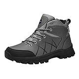 Cubinest Sommer Schuhe Herren Gym Leicht Walkingschuhe Barfußschuhe Sommer Und Herbst rutschfeste Leder Sneakers Sport Schuhe Outdoor Freizeit Atmungsaktive Sneaker Freizeitschuhe