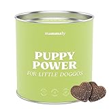 mammaly Puppy Power Welpen Leckerlies, Hunde Leckerlis aus Zutaten der Natur, für gesundes Wachstum und Entwicklung der Nervenfunktionen, Training Leckerli Hund, 325g (1 x Dose)