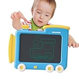 Schreibblock für Kinder, Zeichenbrett, Kinder-Schreibblock LCD, Cartoon-förmiger, löschbarer Schreibblock, Zeichenbrett für Jungen und Mädchen