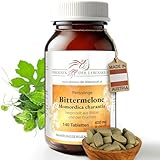 Bittermelone Tabletten 400mg | 140 Tabletten Momordica charantia | Top Premium Qualität aus Österreich | Vegane Tabletten statt Kapseln ohne Zusatzstoffe | Bittergurke, Karela, Bitterkürbis