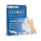 UZABIEA Nasenpflaster, 30 Stück Schnarchstopper mit BVT & LTa-Patent, Dreifach-Stützbügel für besseren Atem, Medikamentenfrei für erholsamen Schlaf.