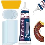 Pool Reparaturset, Pool Flicken, Transparent und Langlebig Flickzeug Luftmatratze, Wasserdicht und Hochfest Schlauchboot Reparaturset Kann Verschiedene Aufblasbare Gegenstände Reparieren (60g)