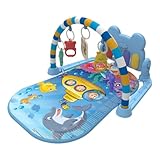 Baby Gym Spielmatte Musikalische Aktivitätsmatte Piano Baby Play Gym Bauchzeit Gepolsterte Matte Spielbogen Baby, Bauchzeit-Matte Spielmatte Für Baby Neugeborene Kleinkind Kleinkinder