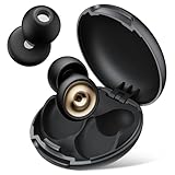 Aoiiena Ohrstöpsel zum Schlafen – 46dB Laborgeprüfte Geräuschreduzierung, 3-Schichten ProFilter™ Tech, Gentle Material Nano-Silicone™, 4-Größen Passform (XS/S/M/L) + Reiseetui, Schlaf & Konzerte