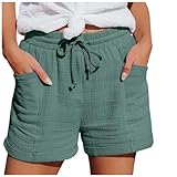 GFPGNDFHG Sale Meine Bestellungen Anzeigen 2025 Herren Tshirt Leinenhose Damen Kurz 3/4 Hosen Sommer Shorts Musselin Leinen Kurze Hose Hot Pants Jeansrock Lounge Weiße Jeans Badeshorts