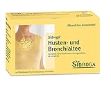 Sidroga Husten- und Bronchialtee: Arzneitee bei Erkältungshusten mit Thymiankraut, Eibischwurzel, Spitzwegerichblättern, Süßholzwurzel und Isländisch Moos, 20 Teebeutel à 2 g