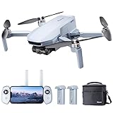 Potensic ATOM SE GPS Drohne mit 4K EIS Kamera, 2 Akkus 62 Min. Flugzeit, unter 249g, C0, 4KM FPV Übertragung, Bürstenloser Motor, Max.16m/s, Follow-Me/autom. Rückkehr, für Anfänger Erwachsene