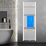 VILSTEIN® Badheizkörper - Handtuchheizkörper Elektrisch Nutzbar - Handtuchtrockner Badezimmer - Handtuch Heizkörper Bad mit Seitenanschluss - Handtuchheizung - Wandheizkörper