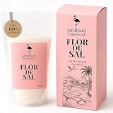 jaramari® Flor de Sal Natural – handgeerntetes Gourmet-Meersalz aus Portugal, naturbelassenes Fleur de Sel als feines Finishing Salt, Premium Meersalz 250 g
