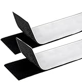 Klett Kennzeichenhalter Rahmenlos [Extra-Stark & Legal] Kennzeichenhalter Klett, 2 Stück, Kennzeichenhalter Rahmenlos mit bombenfestem Halt, extrem stark und wetterfest, 50 * 10CM