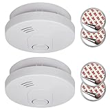 ELRO FS1510 | 2-teiliges Rauchmelder-Set | Magnetisches Befestigungsset | 10 Jahre Batterie | Entspricht der europäischen Norm EN14604 | Weiß | Set mit 2 Stück