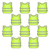 Sicherheitsweste für Kinder, Outdoor-Weste – Warnweste für Verkehr, Laufen, Radfahren, Skifahren, Camping, Nachtstraßen