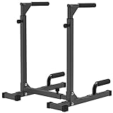 SELEWARE Solide Dip-Bar, verstellbare Dip-Station Home Gym Fitness Calisthenics Ausrüstung, multifunktionaler Krafttraining, Dip-Ständer mit Push-Up-Stange für Trizeps-Dips, (1 Packung)