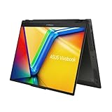 ASUS Vivobook S 16 Flip Convertible Laptop |16' FHD+ 16:10 entspiegeltes IPS Display | Intel Core i9-13900H | 16 GB RAM | 1 TB SSD | Intel HD | Windows 11 | QWERTZ Tastatur | Midnight Black