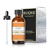 EUQEE Süßorange Ätherische Öle 60ml, Ätherische Öle für Diffuser, Süßorangeöl Ätherisches Öl Duftöl für Aromatherapie, DIY Kerzen und Seifenherstellung