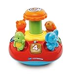 VTech Baby 80-186304 - 1-2-3 Tierkreisel, Deutsche Sprache, 9 Monate to 3 Jahre