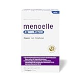 menoelle® Flora intim: Milchsäurebakterien, Lactobazillen, 4 Stämme 15 Mrd. KBE + Biotin. Probiotics. Gegen vaginale Infektionen: bei bakterieller Vaginose, Scheidenpilz, Ausfluss, Geruch. 14 Kapseln