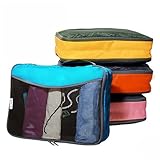 OW-Travel Einfach zu organisierende Packtaschen für Koffer. Kleiderlagerung mit Reisewürfeln ein Kleidertaschen Packwürfel. Zubehör Koffer Organizer Set Suitcase Organizer Packing Cubes Travel