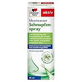 Doppelherz Meerwasser Schnupfenspray – Medizinprodukt bei trockener Nasenschleimhaut, reinigt und erfrischt die verstopfte Nase – 20 ml