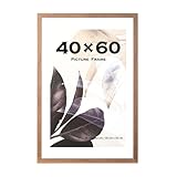 Scholar Tree 60x40cm Bilderrahmen braun mit Passepartout für 30x50cm, 40x60 Rahmen zur Wandmontage