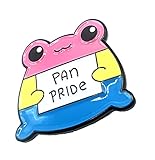 Pan Pride Anstecknadel, Metall, Emaille, sexuelle Flagge, Metall