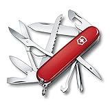 VICTORINOX Taschenmesser Fieldmaster 15 Funktionen, Swiss Made, Multitool Inkl. Mehrzweckhaken, Dosenöffner, Schere, Rot