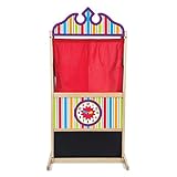 Melissa & Doug 12530 Deluxe Puppentheater PuppentheaterausHolz, Mehrfarben, Standalone