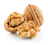 SoleilFOOD 1kg frische Walnüsse - Walnusskerne mit Schale - Reich an Proteinen und Omega-3-Fettsäuren-Naturbelassen - Vegan-Ideal für Salate und Snacks