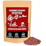 Szechuan Pfeffer ganz 100g,Roter Szechuanpfeffer aus Sichuan– handverlesen & prickelnd zitronig & prickelnd zitronig mit warmer Gewürz ideal für Pfeffermühle, BBQ & asiatische Gerichte Wokgerichte