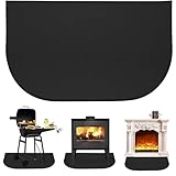 Feuerfeste Unterlage für Kamin Grill Feuerschale, Kaminmatte Feuerfest, Kaminofen Kamin Matte Funkenschutzplatte für Kaminofen Holzofen Drinnen Bodenschutz Brandschutz Hitzeschutz (152 * 70CM)