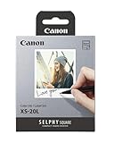 Canon SELPHY XS-20L Tinten- und Papier-Multipack – Original Canon Fotodrucker Tintenpatrone 1er-Pack & 20 Blatt Fotopapier (72 x 85mm)