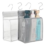 LAKPYN 2 Stück Wäscheklammerbeutel zum Aufhängen Klammerbeutel für Wäscheklammern Einfacher Aufhängehaken zur Aufbewahrung von Wäscheklammern Wiederverwendbarer Wäscheklammerbeutel für Haus und Garten