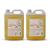 Reines Süßmandelöl 10L | Neue natürliche Formel | Professionelles Massage- und Pflegeöl | Für alle Hauttypen geeignet | Ohne Paraffin und Farbstoffe