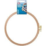 Prym - Prym Naturfarben (0.8x19cm) Buche Holz Stickerei Rahmen mit Messing Schrauben - 1 Stück, Beige