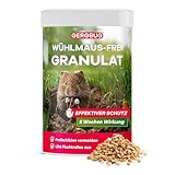 Gerobug Wühlmaus vertreiben Granulat 300 g - Alternative zu Wühlmausschreck - Wühlmaus Vertreiber - Effektiv & schnell Wühlmäuse loswerden - Tierfreundliche Wühlmausgift Alternative