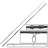 FOX EOS Pro 10ft 3lb Karpfenrute zum Karpfenangeln, Angelrute für Karpfen, Boilierute, Steckrute zum Boilieangeln