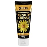 5kind Extrastarke Arnika Creme 100ml - Arnika Salbe Hochkonzentriert - Schnell Wirkende Arnika Salbe Hochdosiert - Intensive Creme mit Arnica Montana Extract - Arnika Gel für Muskeln und Gelenke